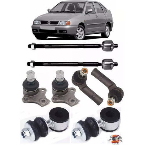Braço Axial Terminal Pivô Bieleta Polo Classic - 1996 1997 1998 1999 2000