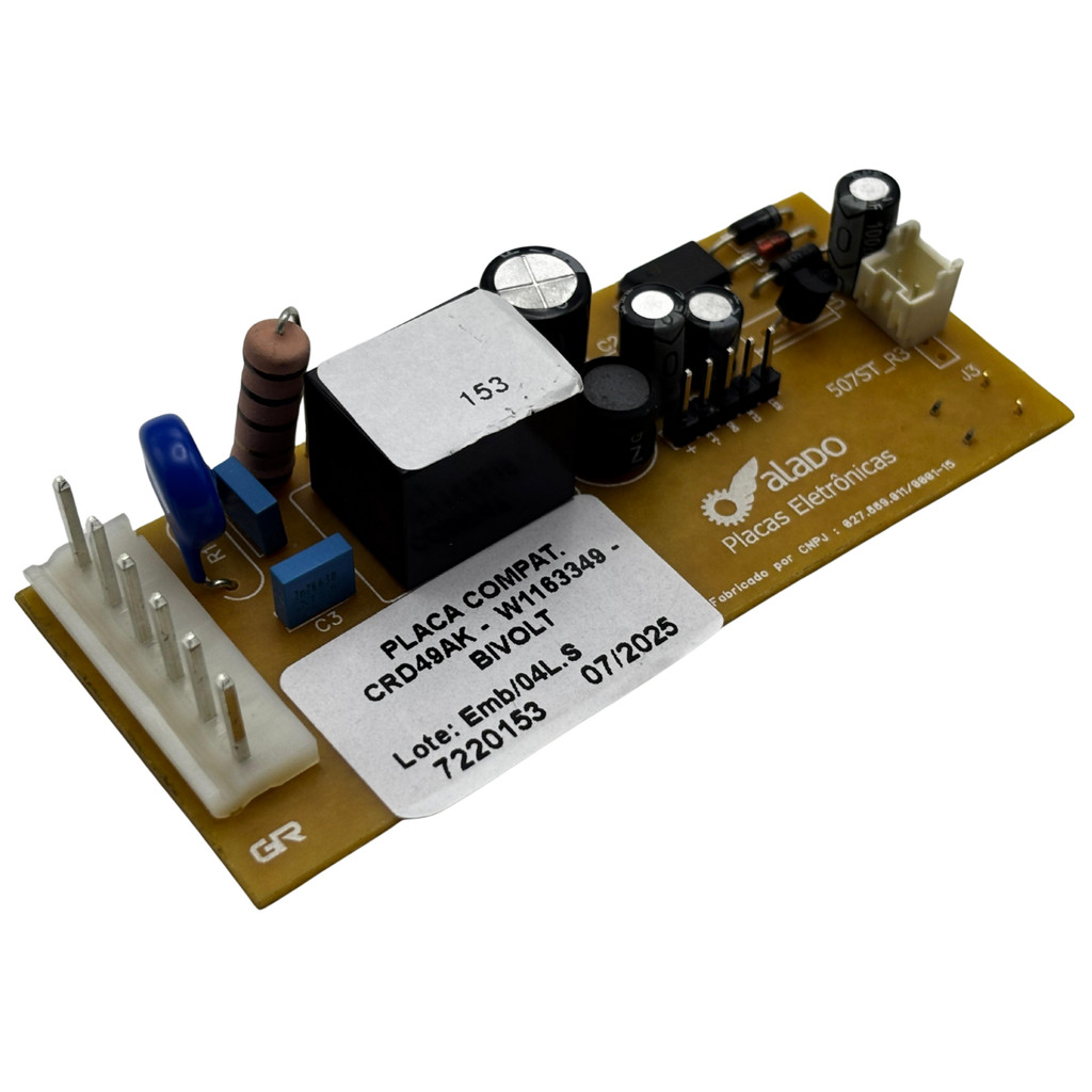 Placa Controle Compatível Geladeira Consul Crd39 Crd36 Bivolt W11163349