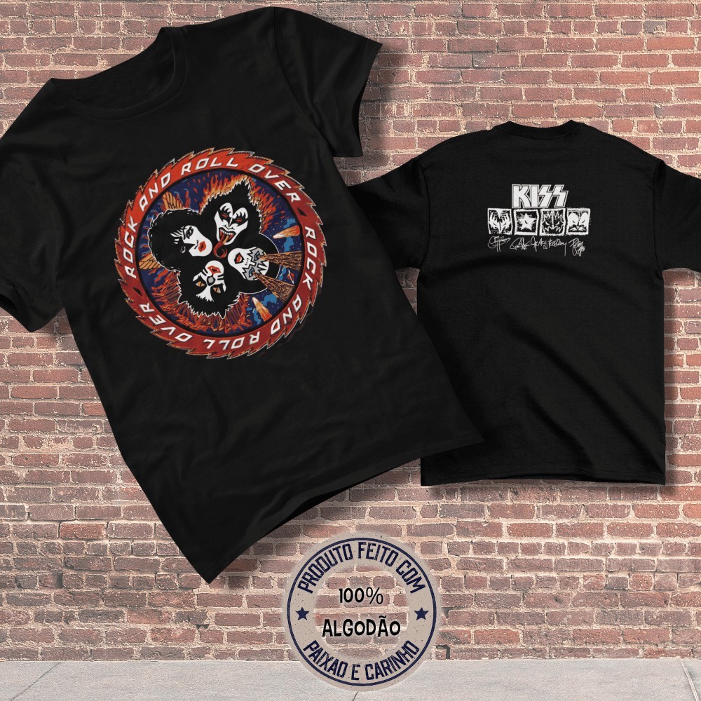 Camiseta KISS Rock and Roll Over – Círculo Insano