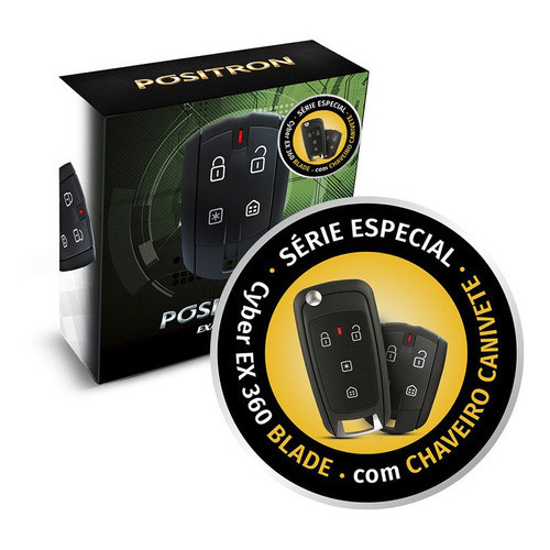 Alarme Automotivo Positron Cyber Exact Ex360 Blade Universal com Chave Canivete em Oferta na Shopee