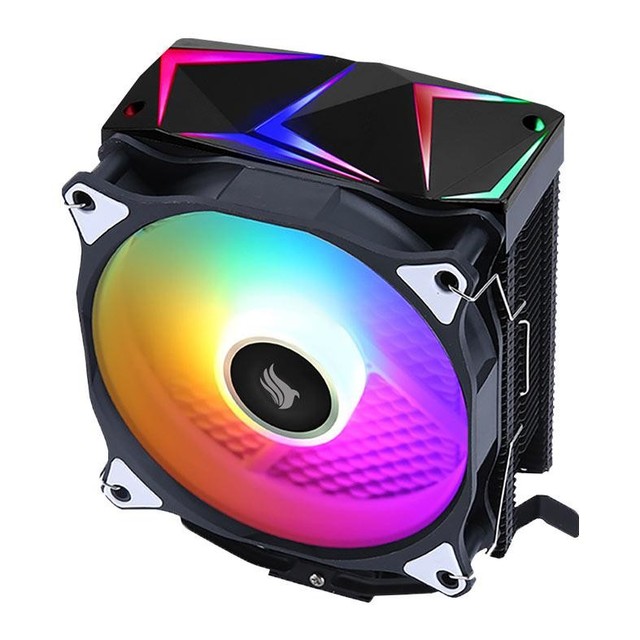 Cooler Para Processador Pichau Falcon, ARGB, 120mm, Preto, PG-FLCARGB-BK01