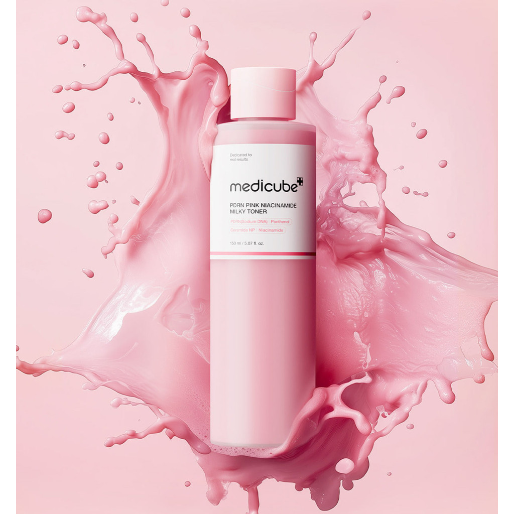 MEDICUBE Tônico Pink Milky com PDRN e Niacinamida 150ml