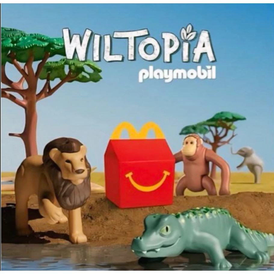 Brinquedo Wiltopia Playmobil Mclanche Feliz-Mcdonalds