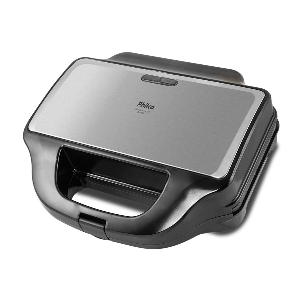 Grill e Sanduicheira Philco PGR17PI Chapas Removíveis 900W - Home Appliances