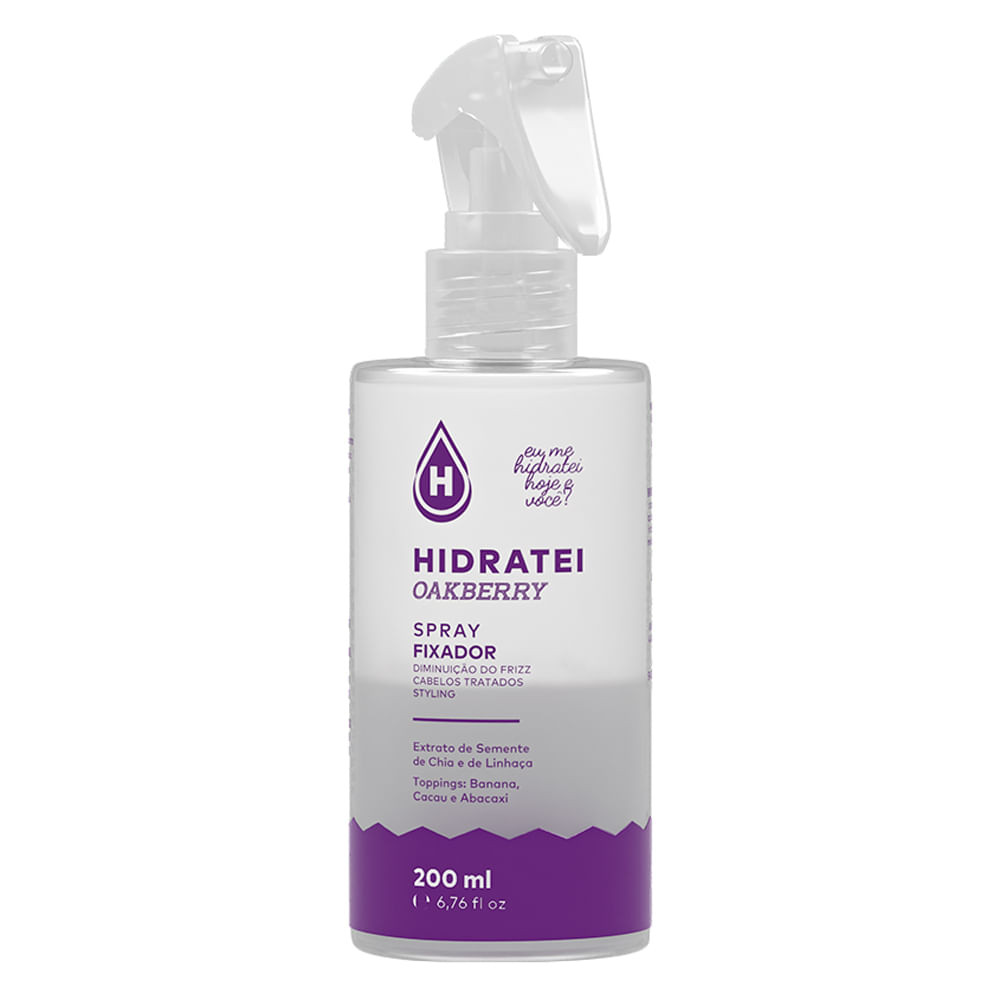Spray Fixador Hidratei OAKBERRY 200ml - Beauty