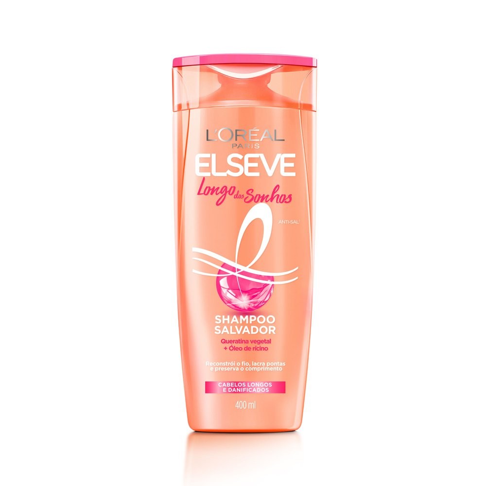 Shampoo L'Oréal Paris Elseve Longo dos Sonhos 400ml - Beauty