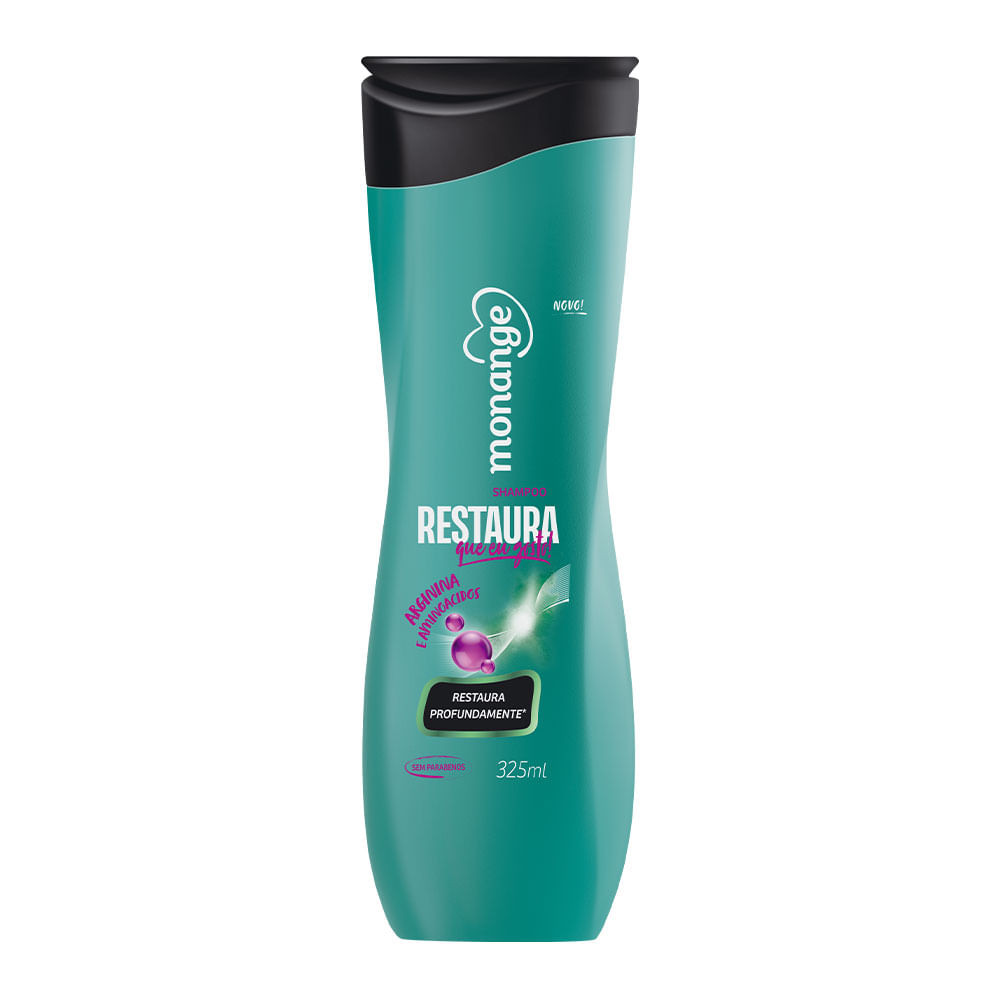 Shampoo Monange Restaura Que Eu Gosto! 325ml - Beauty