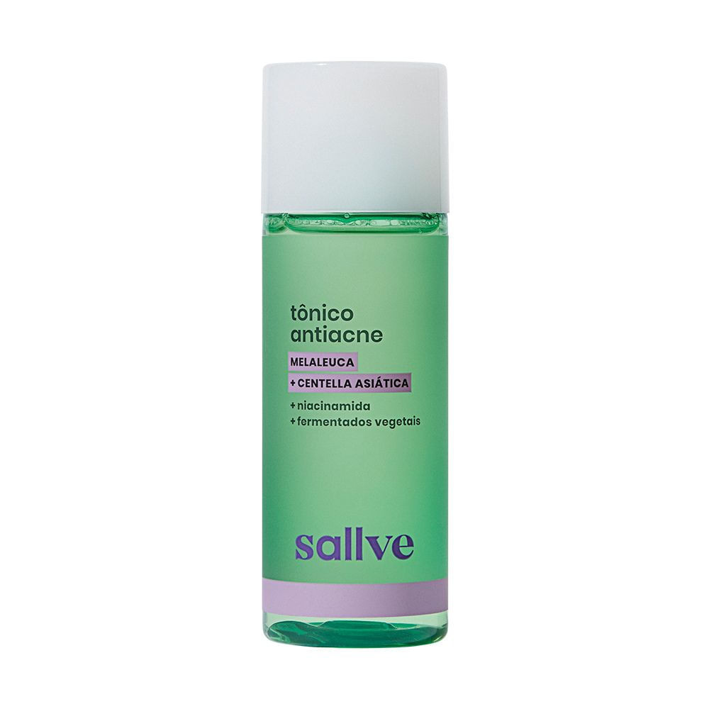 Tonico Antiacne Sallve Melaleuca+Centella Asiatica+Niacinamida+Fermentados Vegetais 120Ml - Beauty