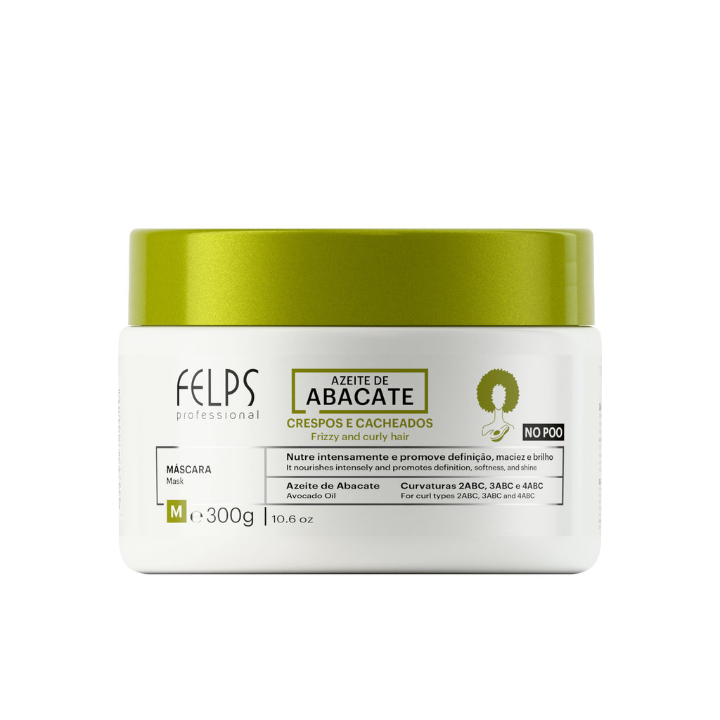 Máscara Azeite de Abacate Hidratação Felps Professional - 300g