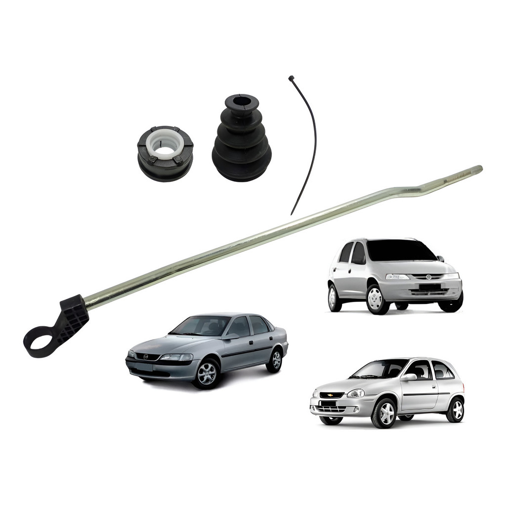 Kit Varão Bucha Coifa Alavanca Marcha Celta Corsa Vectra