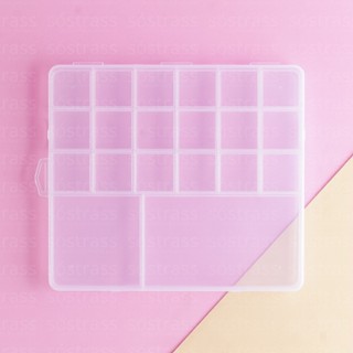 Caixa Organizadora 20 Divisórias 19x17cm Transparente Lucky Bazar em Oferta na Shopee