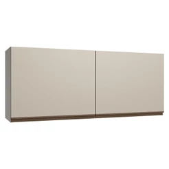 Armário Aéreo 120 cm 2 Portas Crema Nice Madesa