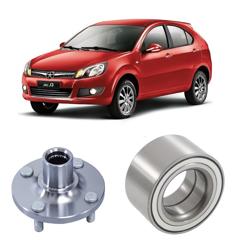 Rolamento e Cubo de Roda Dianteira JAC J3 2010 até 2016