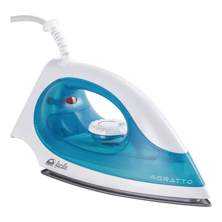 Imagem Ferro De Passar Roupa Doméstico  Facile FF02 Azul 127v / 220v Agratto