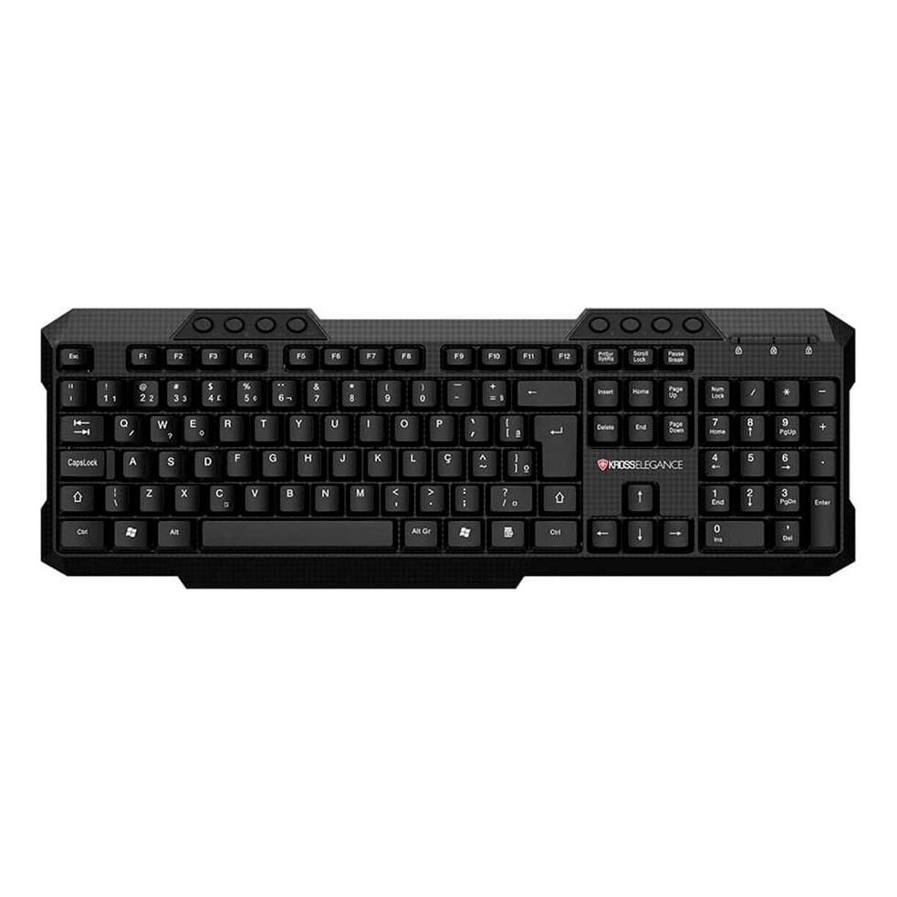 Teclado C/ Fio Multimídia Abnt2 Preto Ke-k106