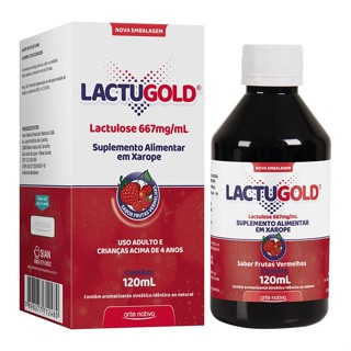 Lactugold Frutas Vermelhas 120ml (LACTULOSE) em Oferta na Shopee