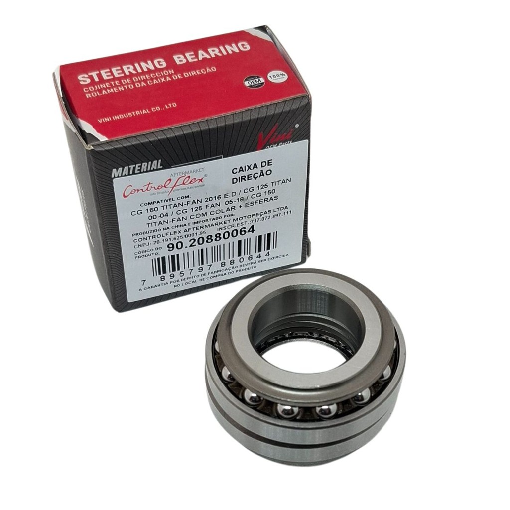 Caixa direção esfera 88064 Honda Titan 125 150 160 - Vini
