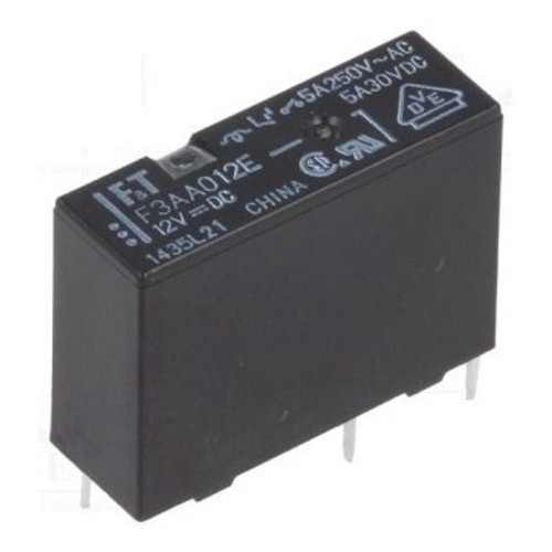10x Relé F3AA012E 12VDC 3A 250VAC 4 Pinos DIP Para Ar Condicionado Inverter Máquina Lavar Placa Eletrônica