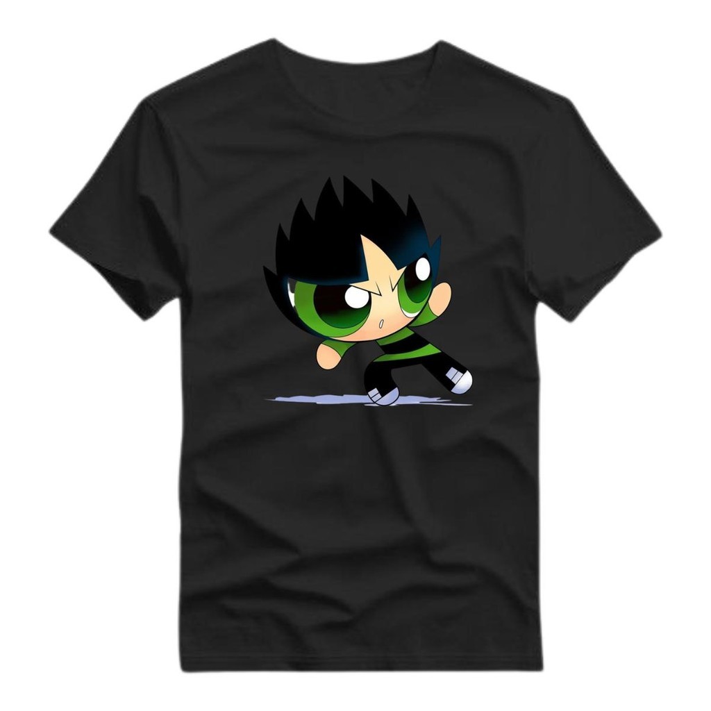 Camiseta Estampada Meninas Superpoderosas Docinho Unissex Algodão Casual
