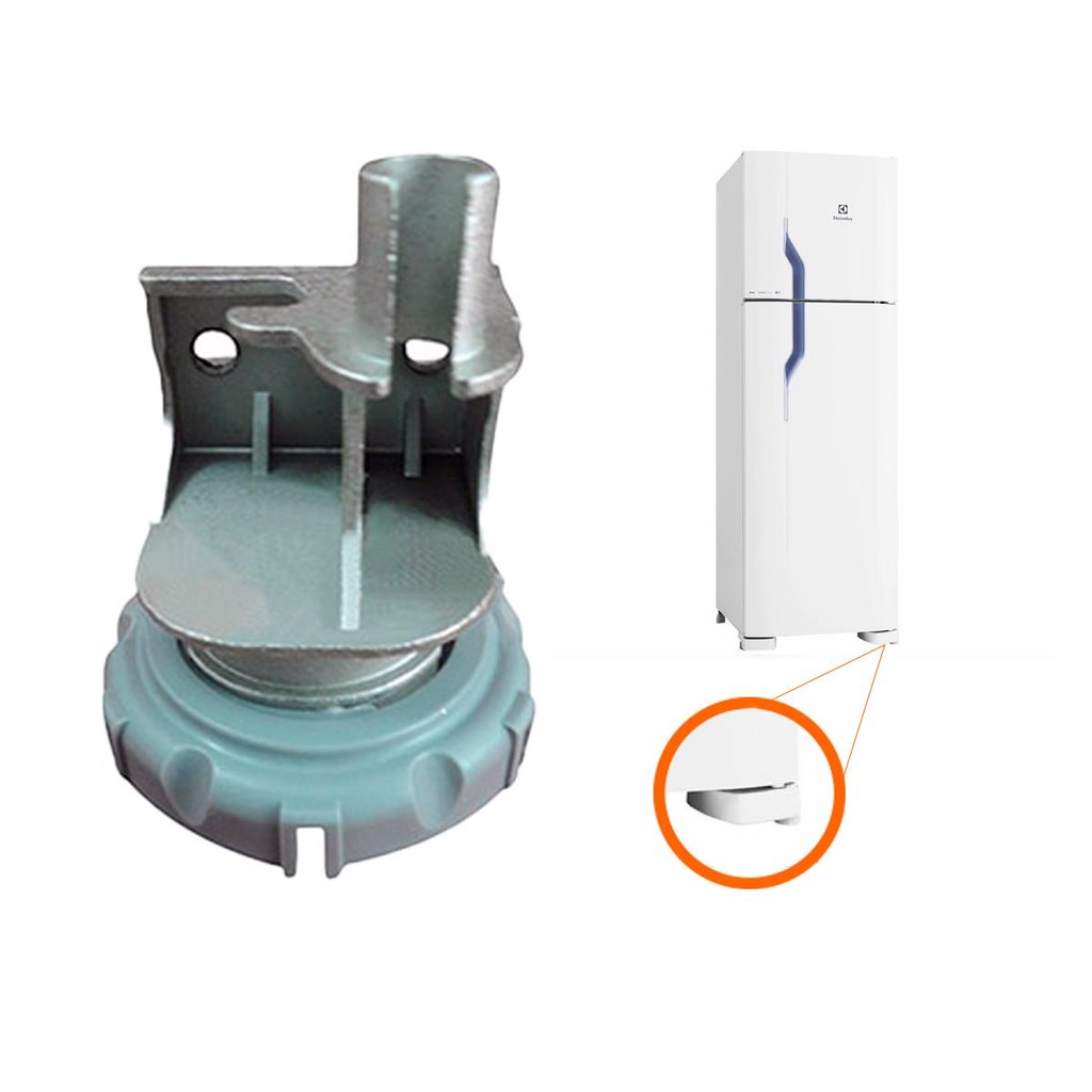 Dobradiça Pé Nivelador Esquerdo Df80 Di80x Db83x Df51 Df52