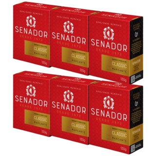 Kit 6 Sabonete Masculino Classic Senador 130G - Memphis em Oferta na Shopee