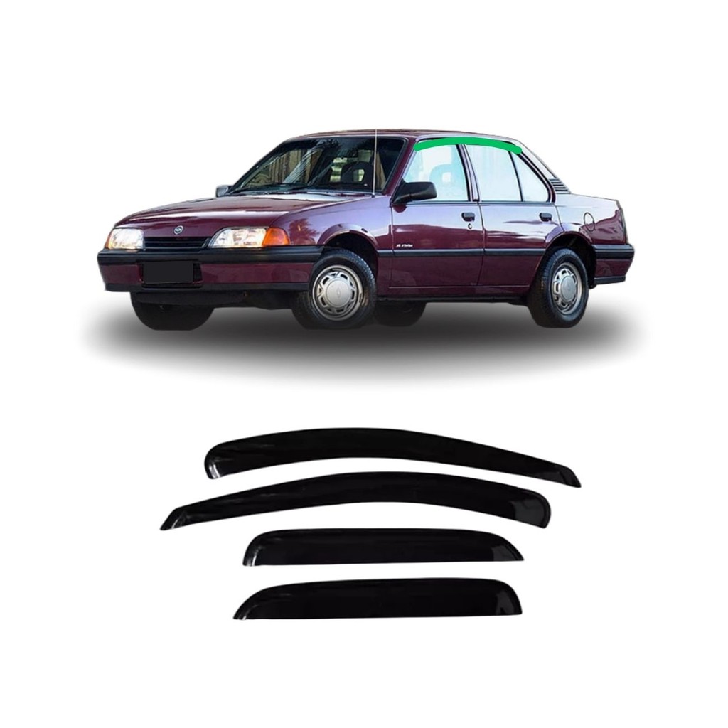 Jogo Calha de Chuva (Defletor) Monza Tubarão 82 83 84 85 86 87 89 90 91 92 93 94 95 96 4p em Oferta na Shopee