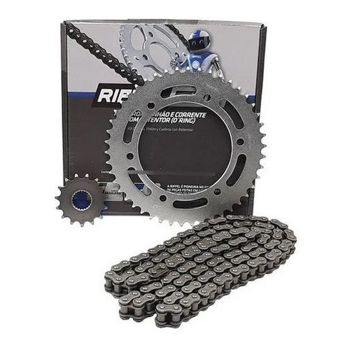 Kit Relação transmissao Moto Bmw G 310r E Gs 310 Riffel Com retentor Aço 1045 mais vendido