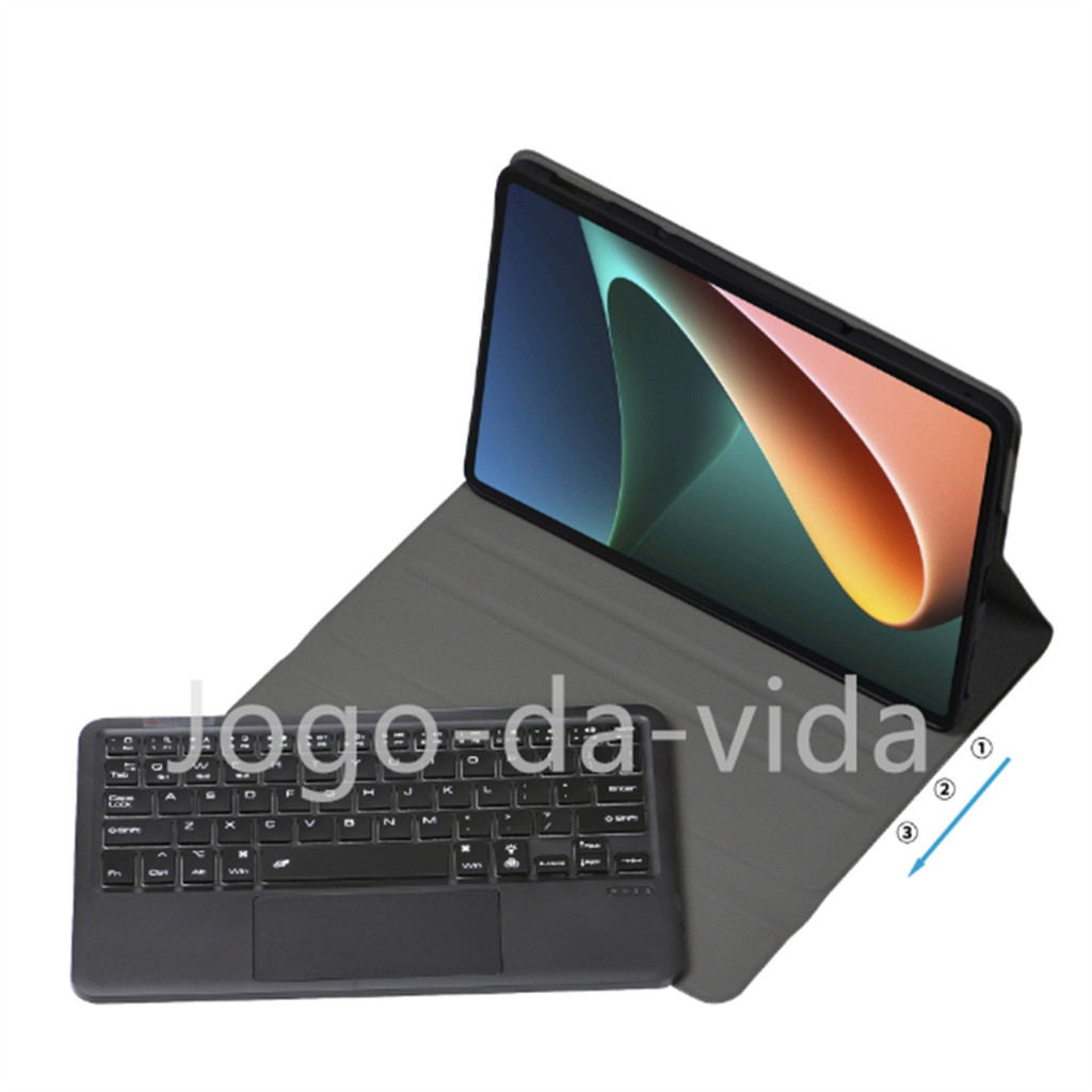 Capa magnético e trackpad teclado para Samsung Galaxy Tab A9 Plus /A11 PLUS 11º pol  Suporte Caneta