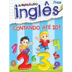 Livro de Atividades Infantil Aprendendo Inglês Contando até 10