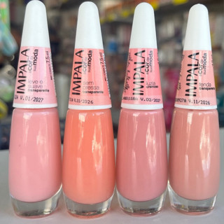 Kit 4 Esmalte Impala Leve Suave , Sem Pressa , Luzia e Fenda em Oferta na Shopee