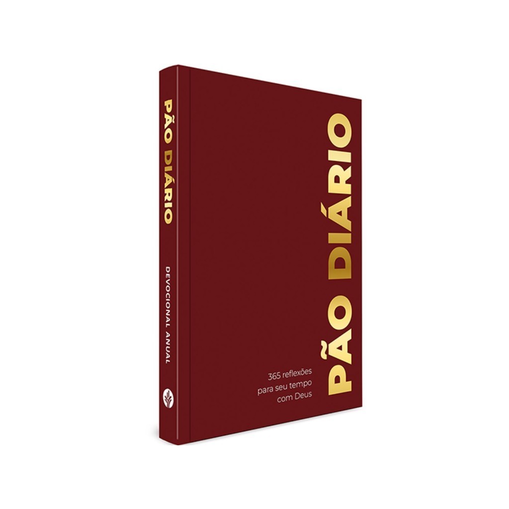 Devocional Pão Diário | 365 Reflexões para o seu tempo com Deus | Capa Bordô | Publicações Pão Diário