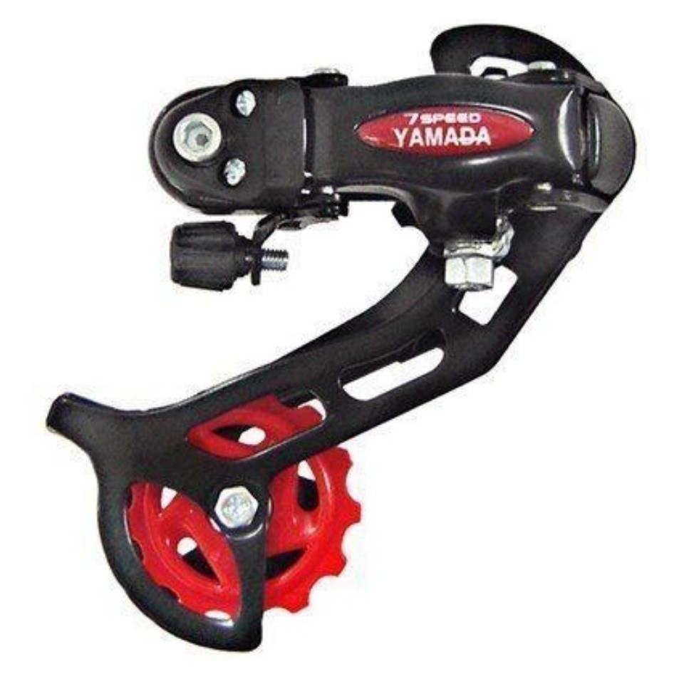 Cambio Traseiro Com Ponteira Index Yamada 7v Mtb Bicicleta