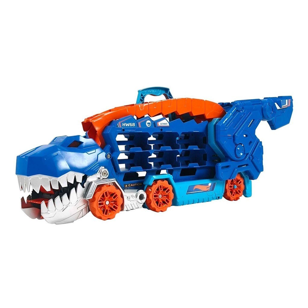 Hot Wheels City Pista Super Reboque de T Rex - Mattel em Oferta na Shopee