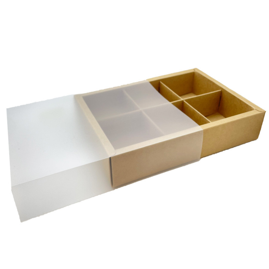 Caixa 6 Pães de Mel - Kraft - 24x17x5cm - 12 unidades - Rizzo - Stationery