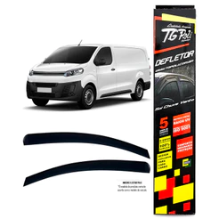 Calha Chuva Defletor TG Poli Citroen Jumpy 2018 a 2024 - 4 Portas