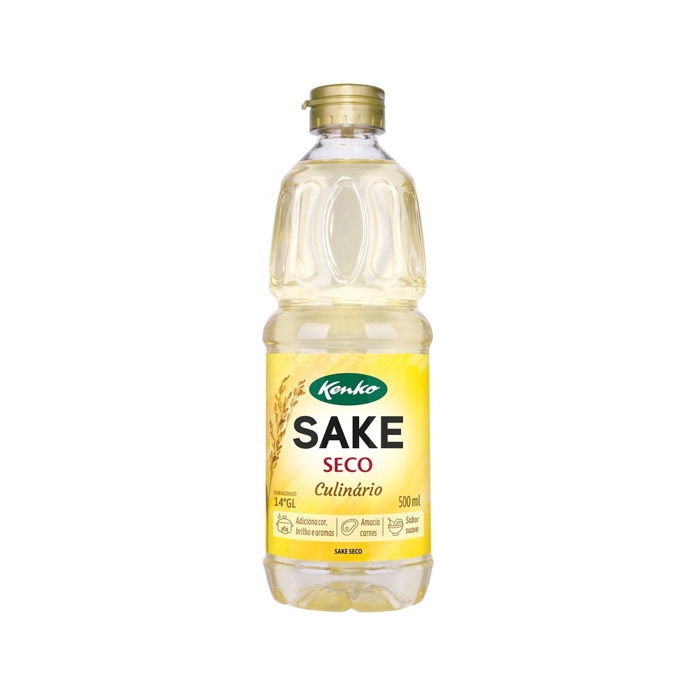 Sakê Seco Culinário Kenko Garrafa 500ml