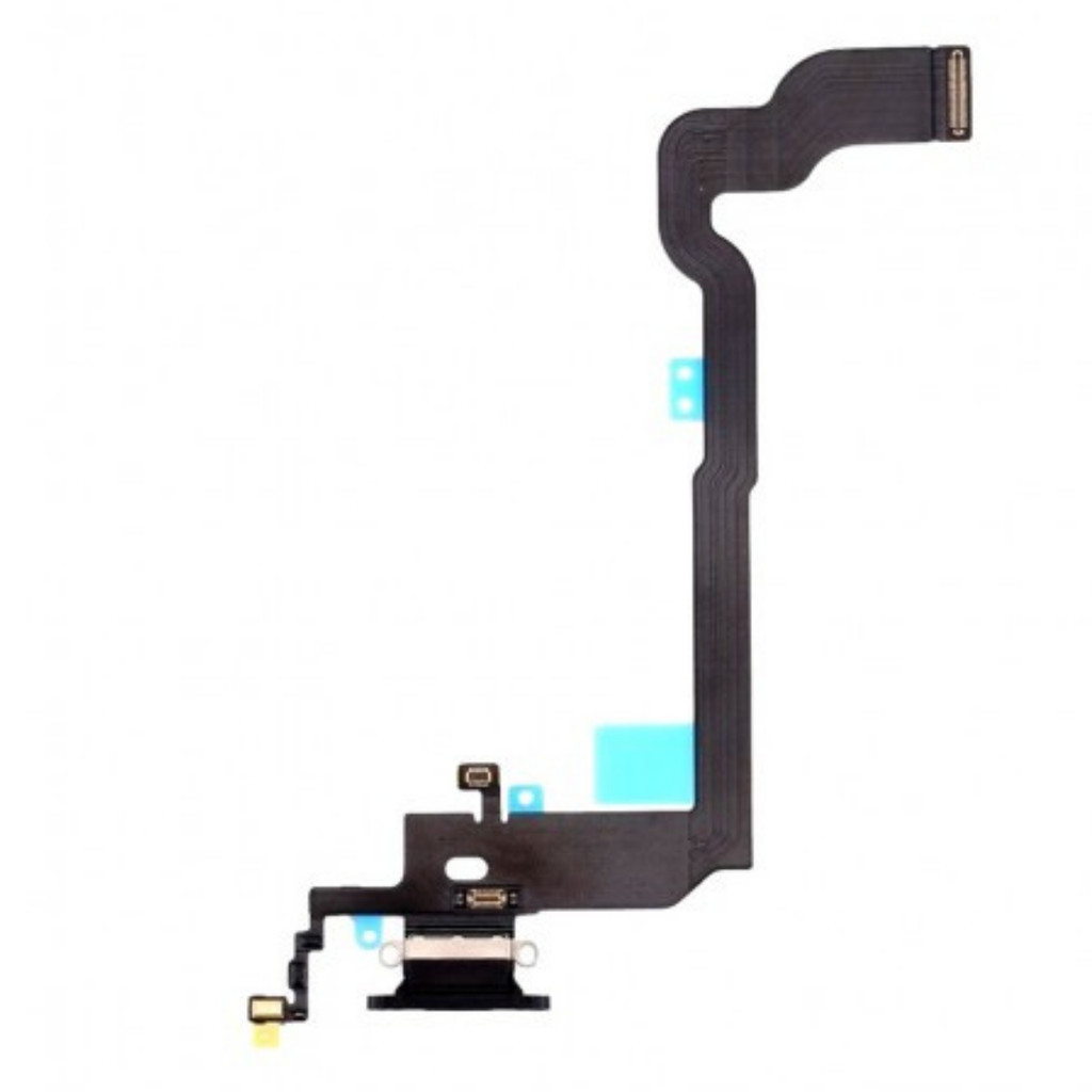 Flex De Carga Dock Microfone Para Iphone XS Preto
