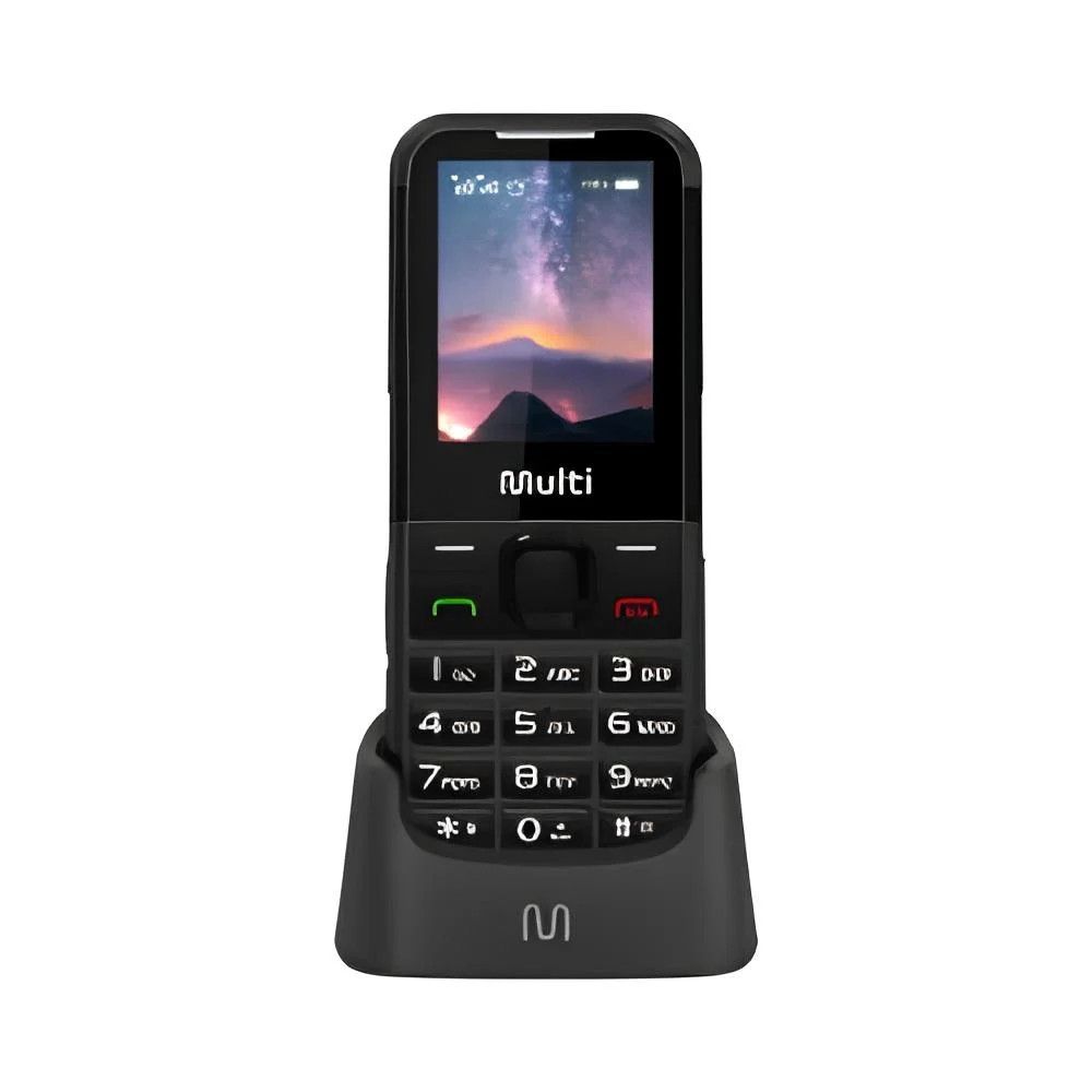 CELULAR DO IDOSO MULTILASER VITA 4G P9225 DUAL CHIP PRETO