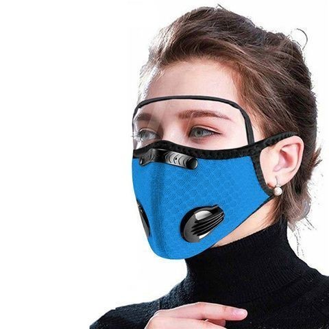 Ciclismo correndo máscara à prova de vento esportes máscara carvão ativado elemento filtro ao ar livre proteção Anti-poe