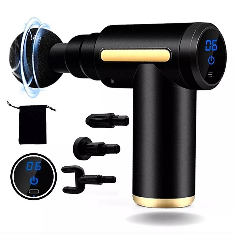 Massageador Elétrico Profissional Com Visor Portátil 6 Velocidade Massagem Alta Frequência Original em Oferta na Shopee