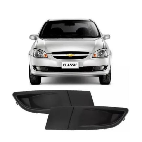 Moldura Grade Milha Corsa Classic 2010 2011 2012 2013 Sem Furo