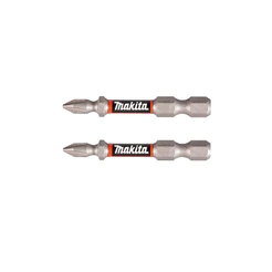 Pacote c/ 2 Pecas Bits Phillips De Torcao 50mm PH1 Premier Makita E-03268