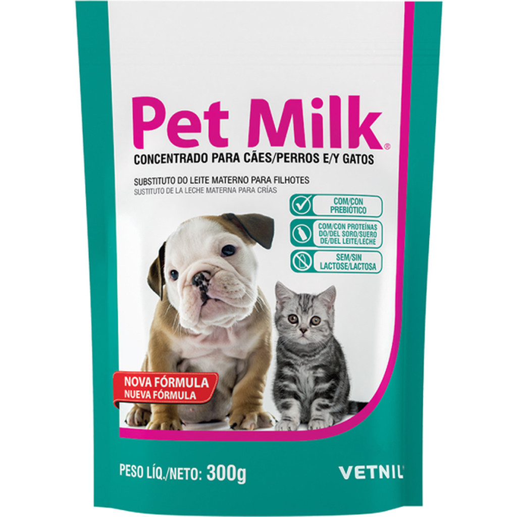 Pet Milk Sachê Substituto do Leite Materno Vetnil - 300 g em Oferta na Shopee