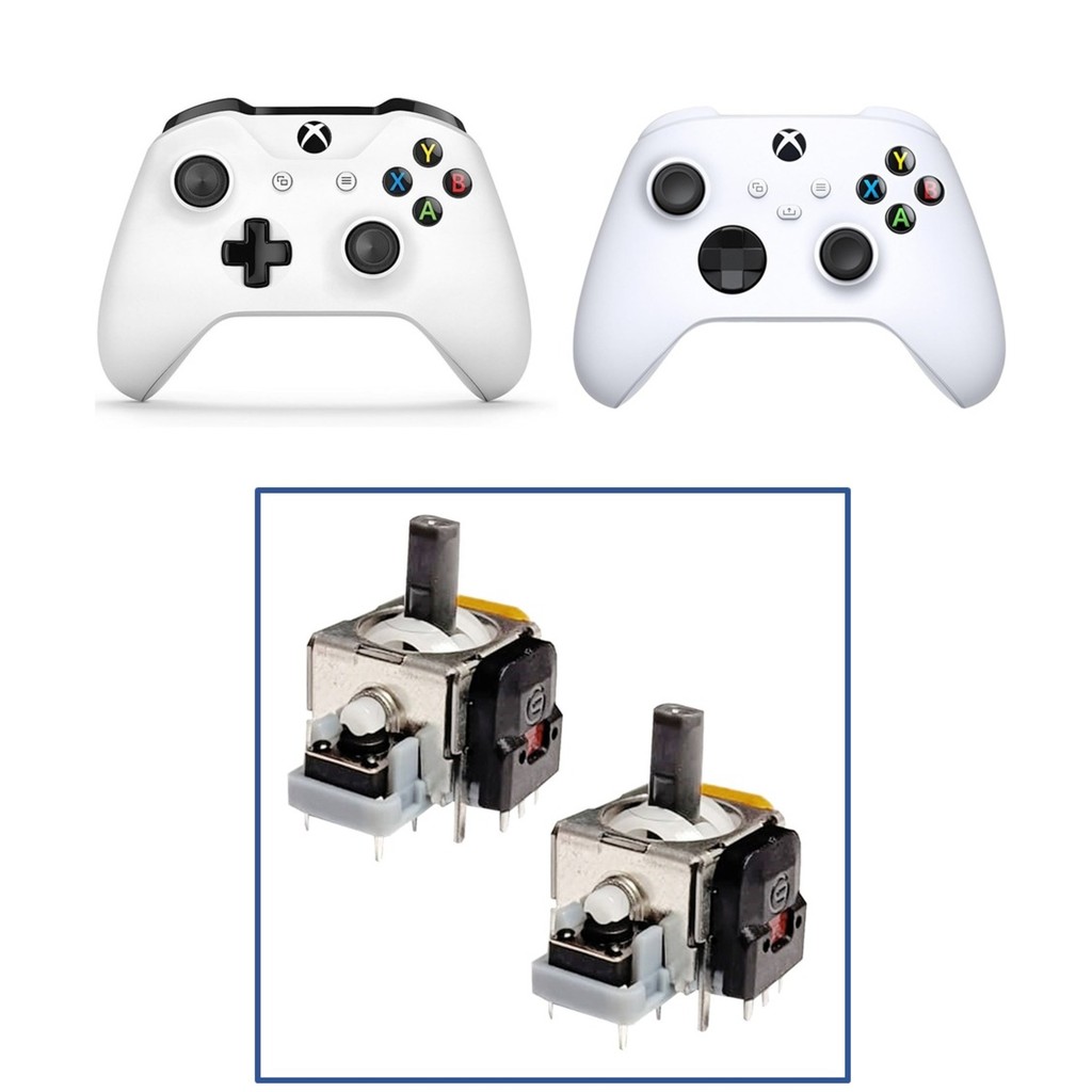 Kit 2 Analógicos 3D Magnético Hall Effect Controle Xbox Serie S X One SX