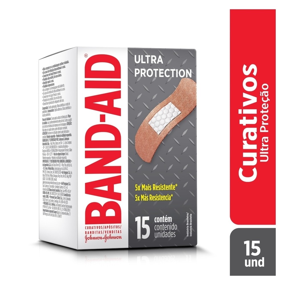 Curativos Band-Aid Ultra Protection 15 Unidades em Oferta na Shopee