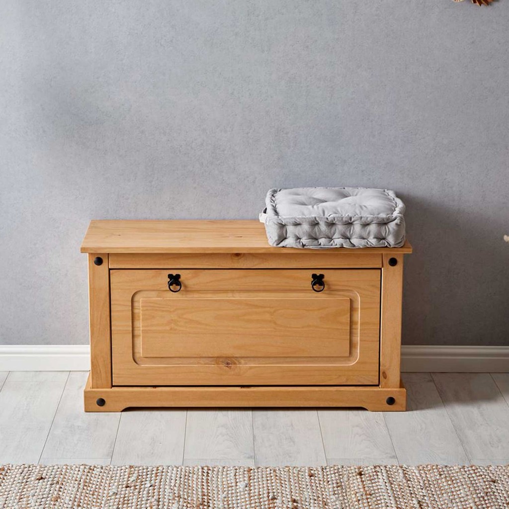 Banco Sapateira Madeira 6 Pares 1 Porta Basculante Tequila em Oferta na Shopee