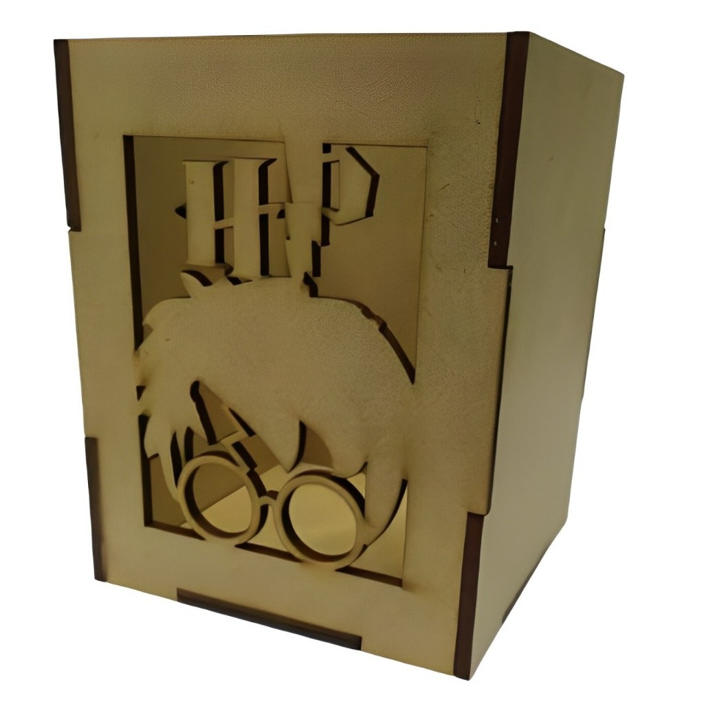 5 ou 10 Porta Lápis MDF Cru Premium Harry Potter Lembrancinha Enfeite Cachepo Potinho Aniversário