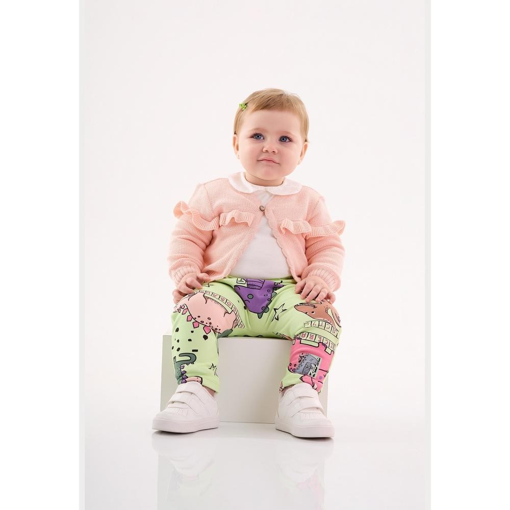 Detalhes do Calça Saruel para Bebê Menina Up Baby