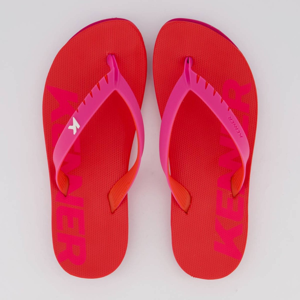 Chinelo Kenner RED Vermelho e Rosa - Women Shoes