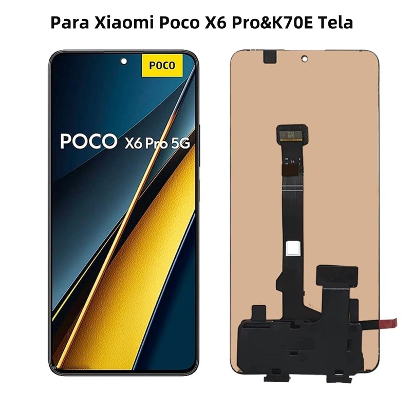 6.67" Premium Incell Display Para Xiaomi Poco X6 Pro&K70E Compativel 2311DRK48G 